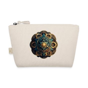 Ray Mandala - Organic Pouch - nature - Front