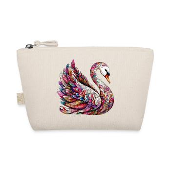 Cygne décoré de Mandalas - Trousse biologique - nature - Devant