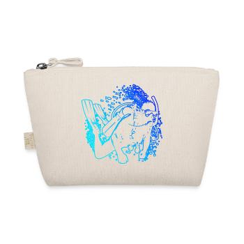 Women's Free Dive Diving Diver Scuba Diver - Organic Pouch - nature - Front