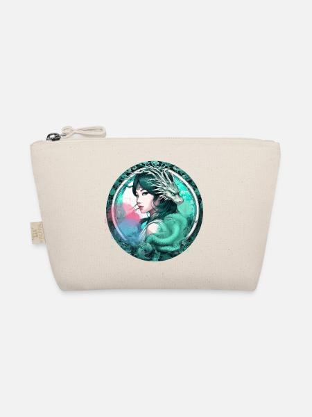 Anime,Femme,Dragon,Asiatique,Graffiti,Manga - Trousse biologique - nature