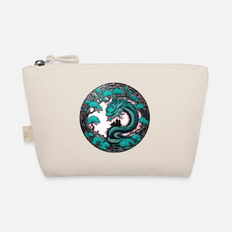 drache,chinesischer drache,gothic,tattoo Bio-Täschchen