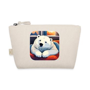 Ours polaire câlin mignon - Trousse biologique - nature - Devant