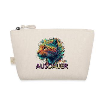 Werte mit Tieren: Ausdauer - Bio-Täschchen - Natur - Vorne