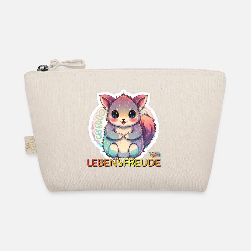 Werte mit Tieren: Lebensfreude Bio-Täschchen