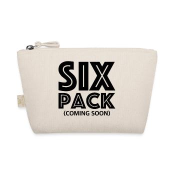 Six Pack kommt bald | Fitness, Workout, Training - Bio-Täschchen - Natur - Vorne