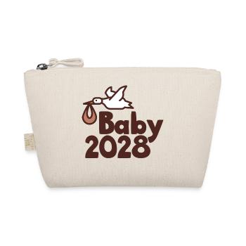 Storch Baby 2028 - Bio-Täschchen - Natur - Vorne