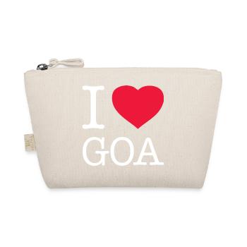 I LOVE GOA - Organic Pouch - nature - Front