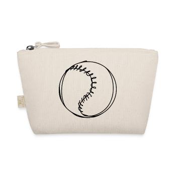 Baseball Ball - Bio-Täschchen - Natur - Vorne