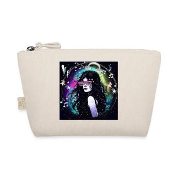 retro, 90's,90s,vibes,neon,stars,costume - Organic Pouch - nature - Front