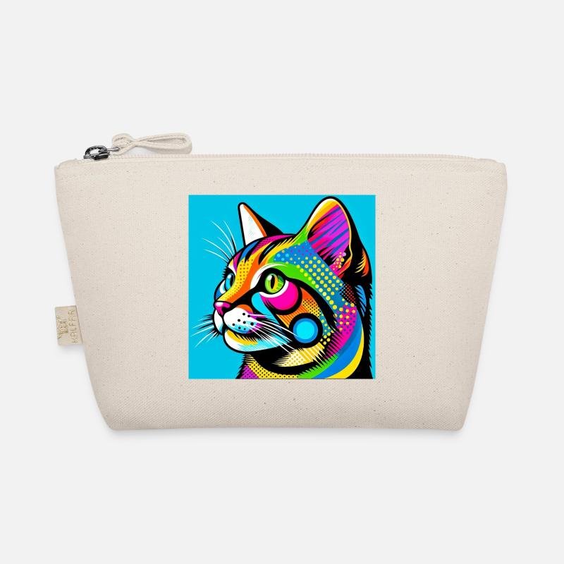 Katze Pop Art Bio-Täschchen