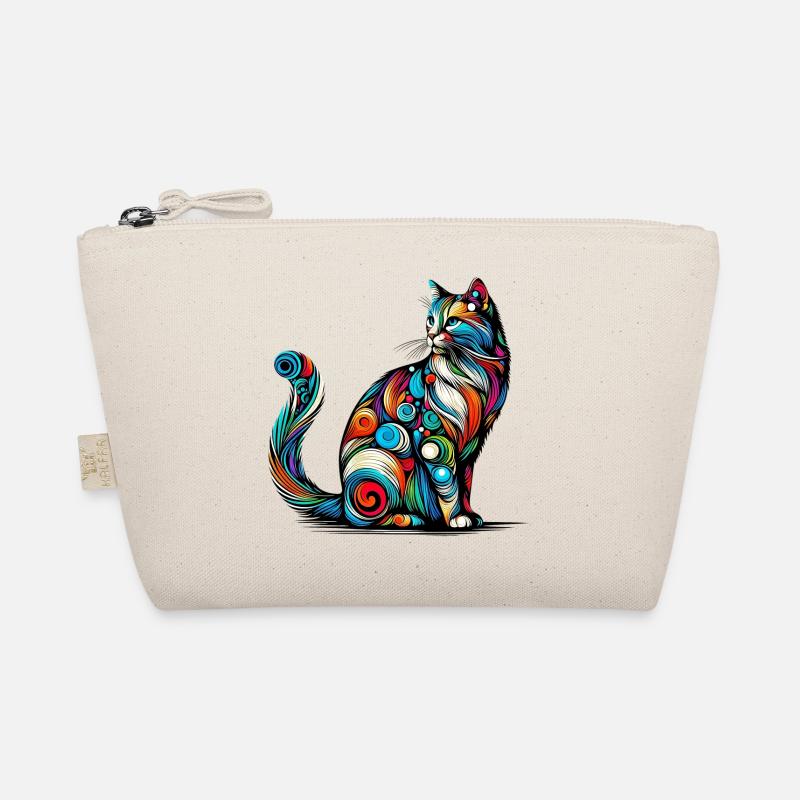 Katze - Bio-Täschchen - Natur
