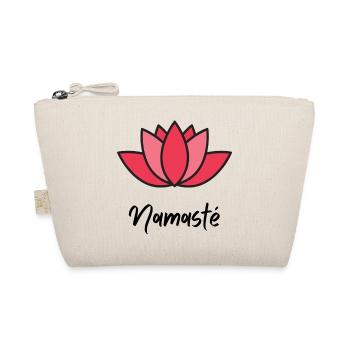 Namaste Lotus Pink - Bio-Täschchen - Natur - Vorne