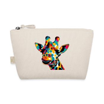 Girafe Pop Art - Trousse biologique - nature - Devant