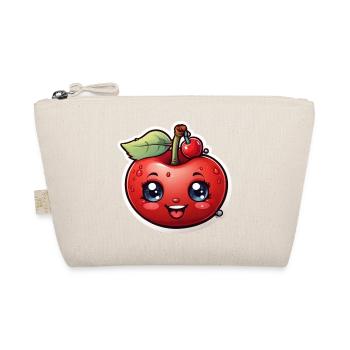 Fashion & more "Kirsche" 🍒 - Bio-Täschchen - Natur - Vorne