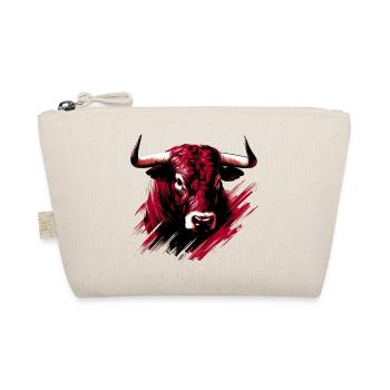 Stier - Bio-Täschchen - Natur - Vorne