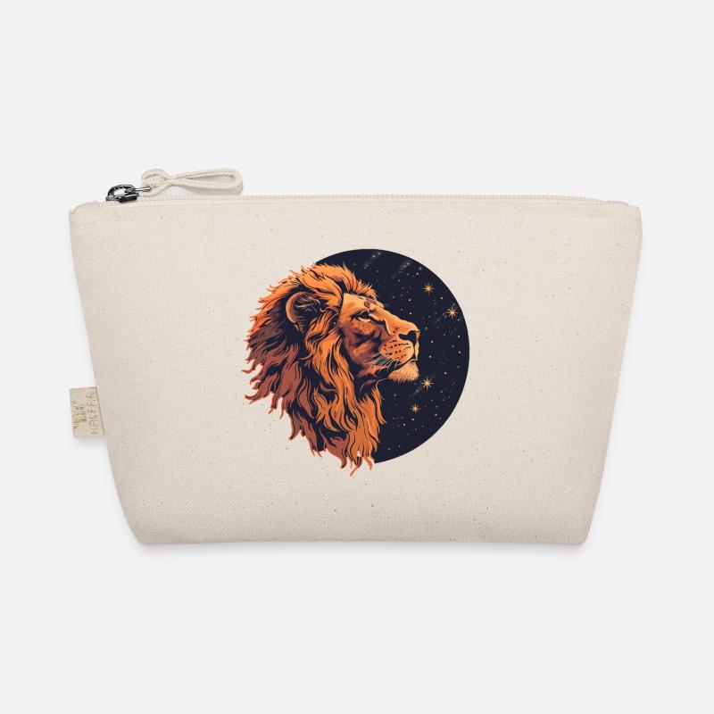 Lion with starry sky Organic Pouch