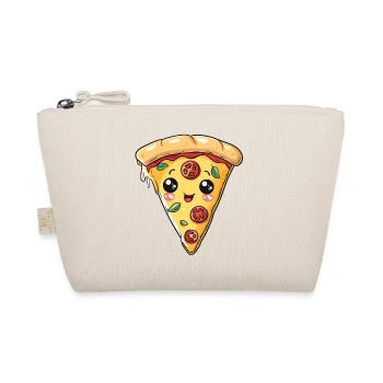 FUNNY PIZZA FACE FAST FOOD LOVER - Organic Pouch - nature - Front
