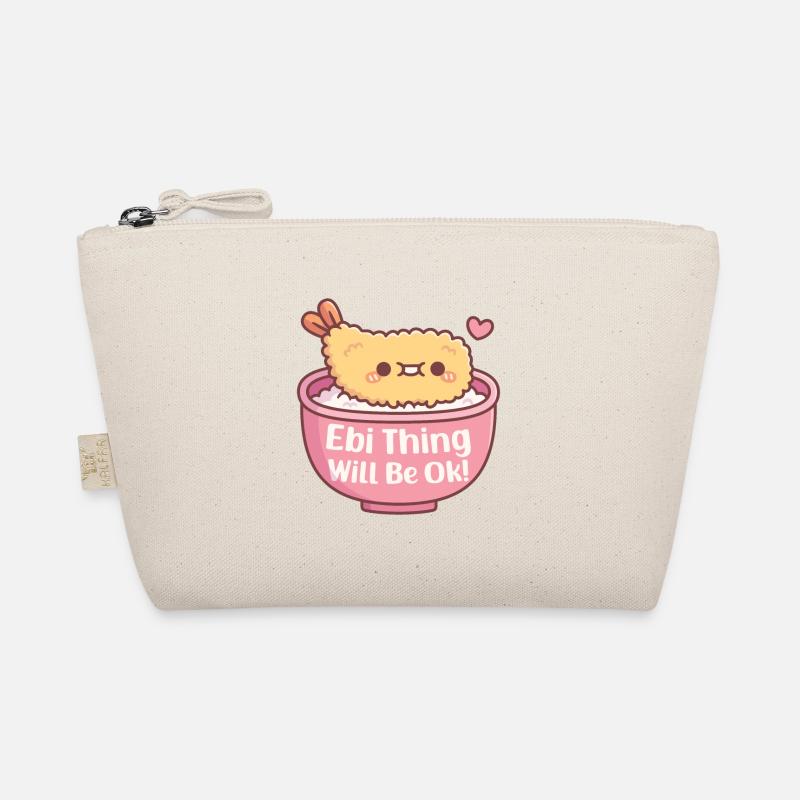 Mignon crevette tempura Ebi chose sera ok jeu de mots Trousse biologique