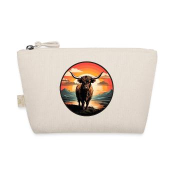 Bétail écossais Highlands Highlands. Vintage Style - Trousse biologique - nature - Devant