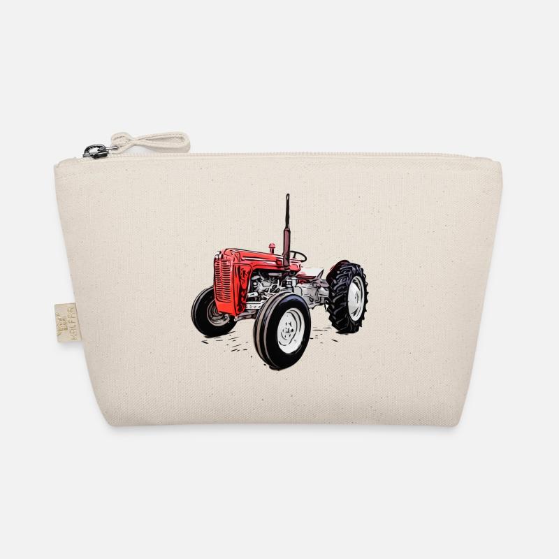 Roter M F 35 Traktor Bio-Täschchen