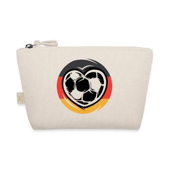Soccer Heart Germany Team Soccer Player icon - Organic Pouch - nature - Front