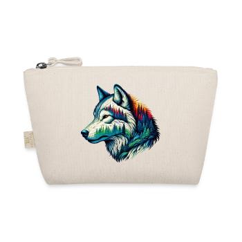 Wolf - Organic Pouch - nature - Front