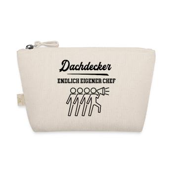 Dachdecker Chef Selbstständigkeit Firma Gründen - Bio-Täschchen - Natur - Vorne