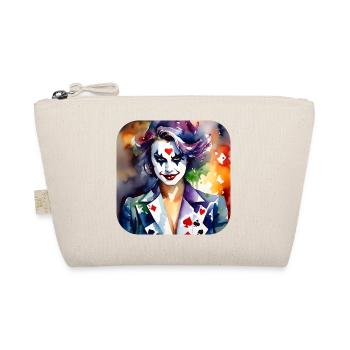 Cool Harlequin Poker Gothique Fille - Trousse biologique - nature - Devant