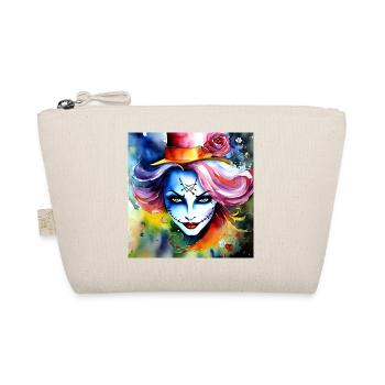 Cool Harlequin Poker Gothique Fille - Trousse biologique - nature - Devant