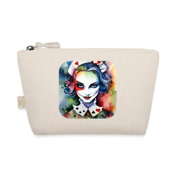 Cool Harlequin Poker Fille Gothique - Trousse biologique - nature - Devant