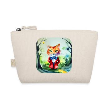 Chat fou mignon - Trousse biologique - nature - Devant
