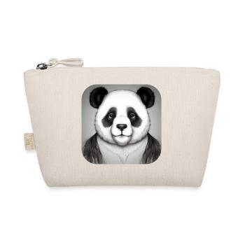 Cooler Panda - Bio-Täschchen - Natur - Vorne