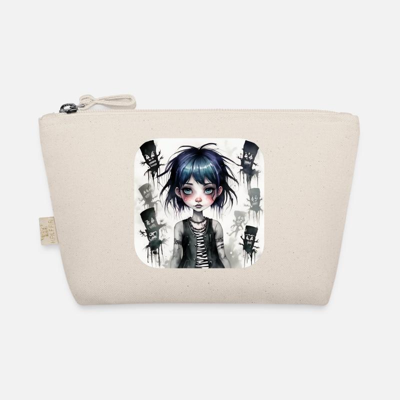 Fille punk gothique cool Trousse biologique