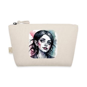 Fille punk gothique cool - Trousse biologique - nature - Devant