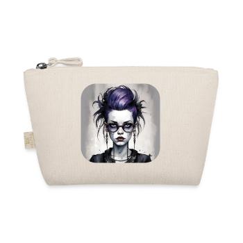 Fille punk gothique cool - Trousse biologique - nature - Devant