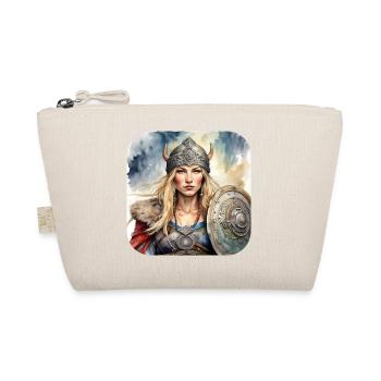 Fière Viking Germanin Bouclier Jeune Fille - Trousse biologique - nature - Devant