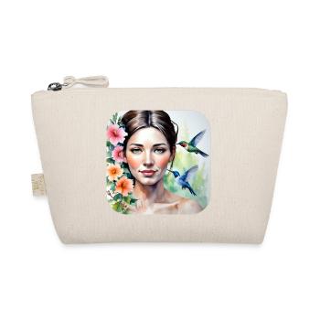 Unknown beauty with hummingbirds - Organic Pouch - nature - Front