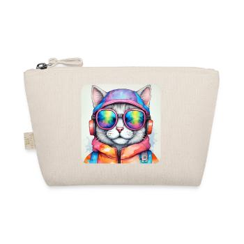 Chat cool avec des lunettes de soleil - Trousse biologique - nature - Devant
