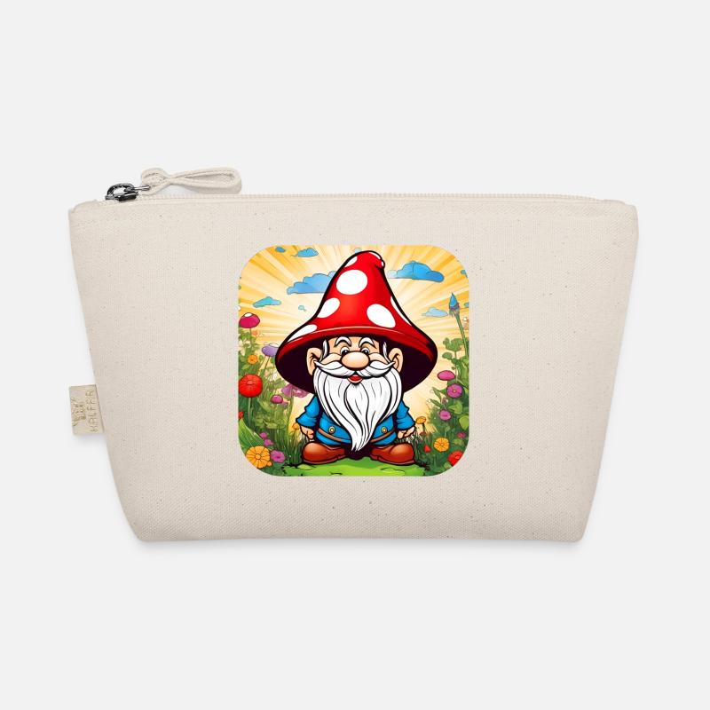 Cute Toadstool Leprechaun Organic Pouch