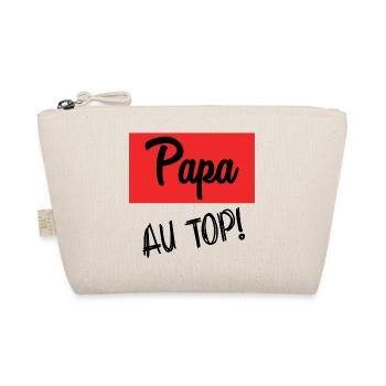 HAPPY FATHER'S DAY. DAD. FATHER'S DAY. FATHER - Organic Pouch - nature - Front
