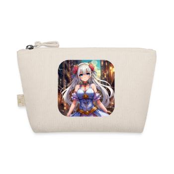 Niedliches Anime Girl - Bio-Täschchen - Natur - Vorne