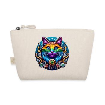 Mechanical Rainbow Cat - Bio-Täschchen - Natur - Vorne