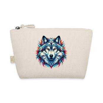 Wolf - Organic Pouch - nature - Front