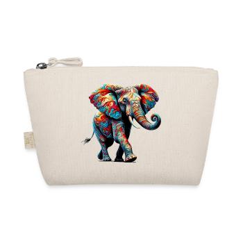 Elefant - Bio-Täschchen - Natur - Vorne