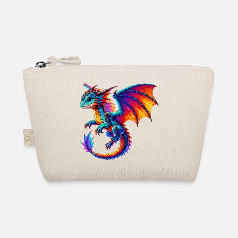 Drache - Bio-Täschchen - Natur