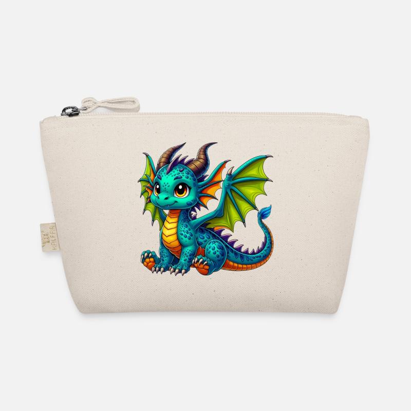 Drache - Bio-Täschchen - Natur