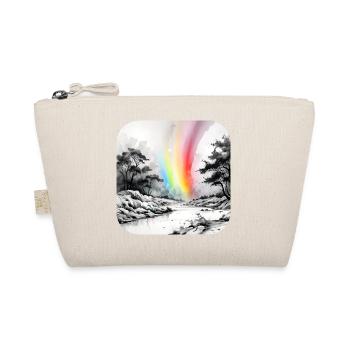 Landscape with rainbow - Organic Pouch - nature - Front