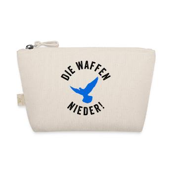DIE WAFFEN NIEDER! - Bio-Täschchen - Natur - Vorne