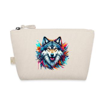 Wolf - Organic Pouch - nature - Front
