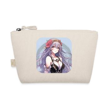 Niedliches Anime Girl - Bio-Täschchen - Natur - Vorne
